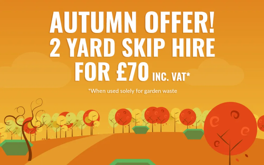 Discounted Skips for Late Autumn Garden Clearances
